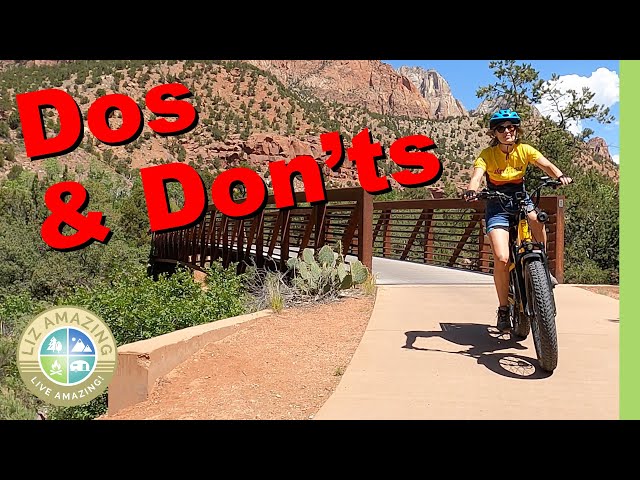 What NOT to do when biking in National Parks