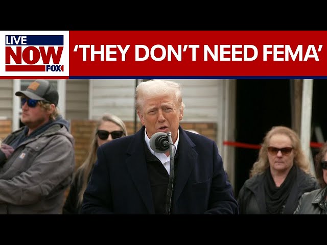 'They don't need FEMA:' Trump says states should handle emergency response | LiveNOW from FOX