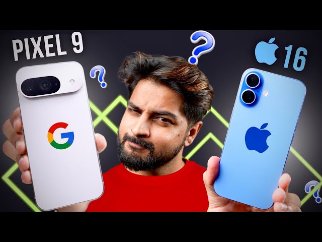 Pixel 9 Vs iPhone 16 Full Comparison in Hindi | Mohit Balani