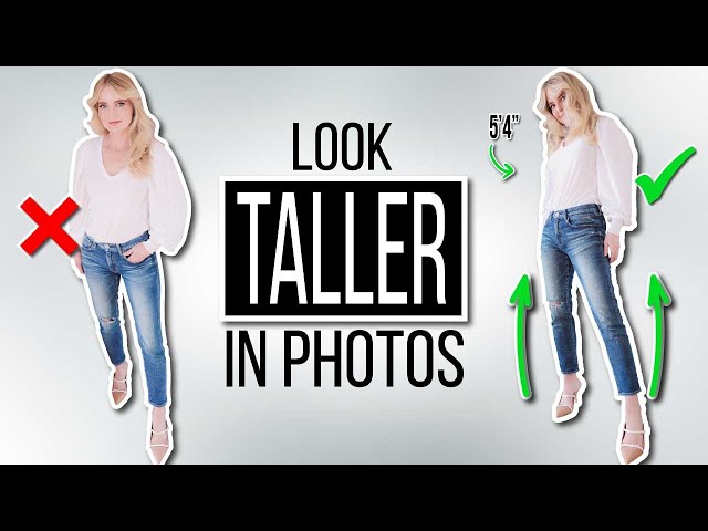 How to Look TALLER and SLIMMER in Photos, Easy Posing Tricks Instagram and YouTube Influencers Use