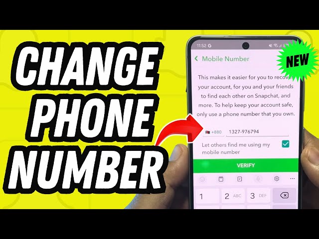 Snapchat: How To Change Numbers or varify snapchat number