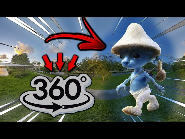 Smurf cat Meme Finding Challenge But it's 360 degree video Part 1