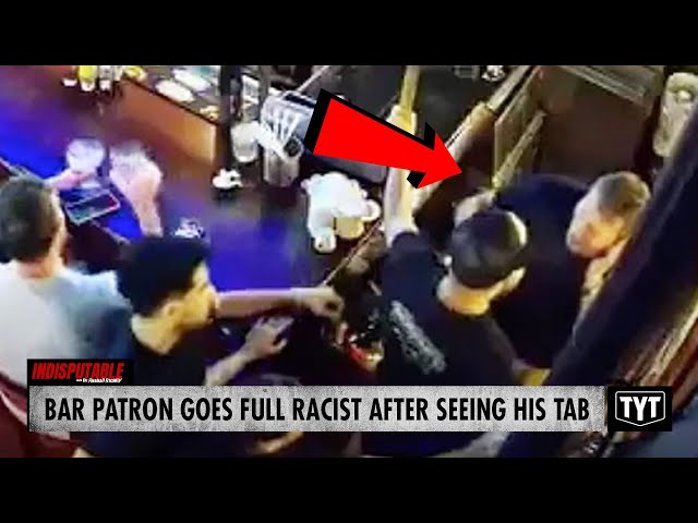 WATCH: MAGA Bar Patron Goes Full Racist After Seeing His Tab