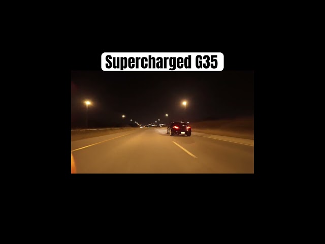 Supercharged G35 takes off #infiniti #g35 #coupe #supercharged