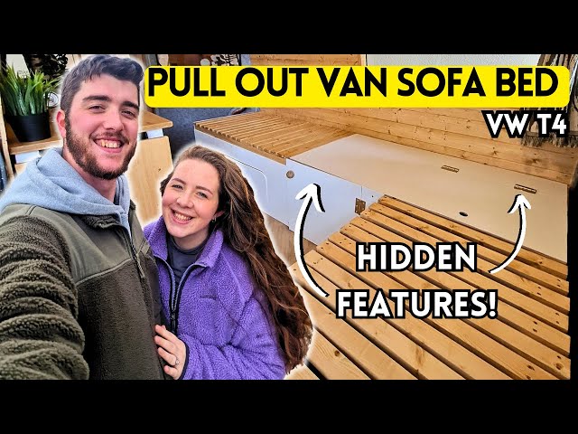 DIY Campervan Pull-Out Sofa Bed Build | VW T4 Van Conversion Install