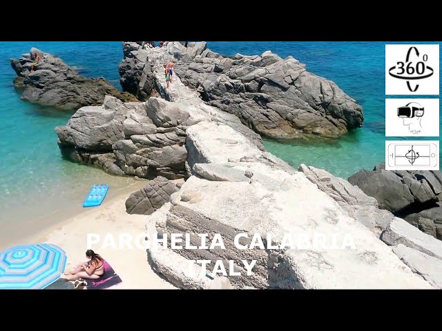 Parghelia | Cristal clear blue water stunning sandy beaches | Italy |  360° VR Full Immersion