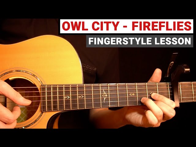 Owl City - Fireflies | Fingerstyle Tutorial (Guitar Lesson)