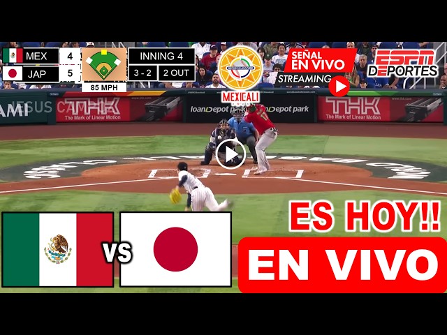 México vs. Japón en vivo, donde ver, a que hora juega Mexico vs. Japon Serie del Caribe 2025 resumen