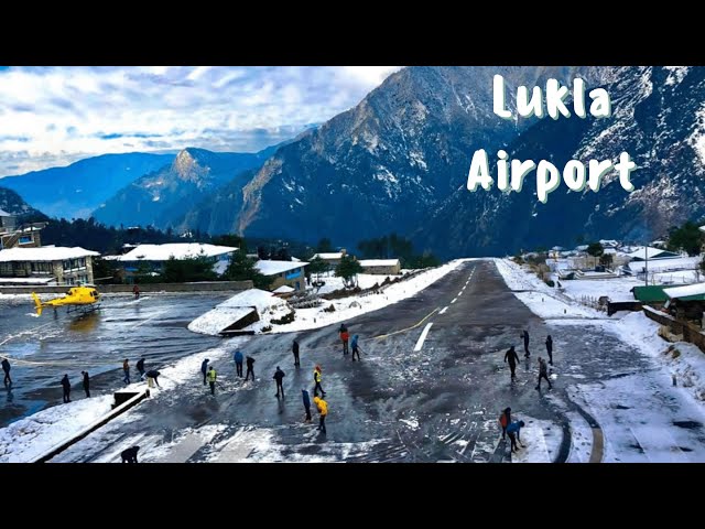 Lukla Airport, The Most Dangerous Airport in the World Lukla Nepal Landing & Takeoff January 19 2024