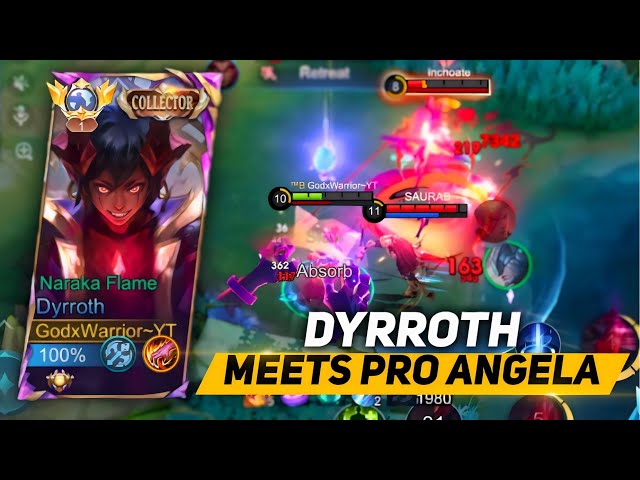 GLORY DYRROTH WITH LEGEND ANGELA🔥SUPER INTENSE MATCH 😱 | MLBB | GODXWARRIOR