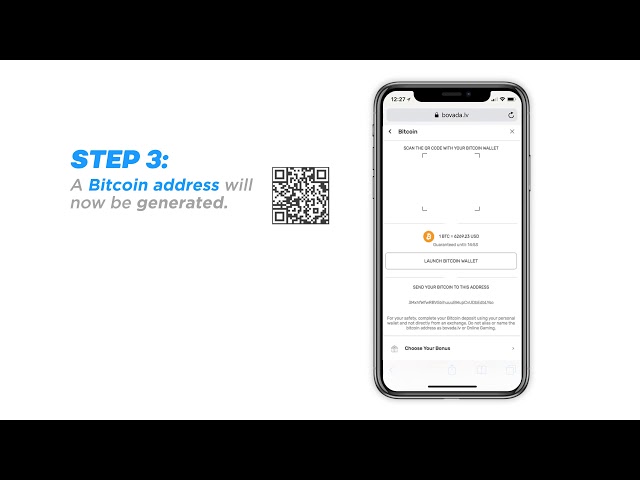 Deposit with Bitcoin on Bovada