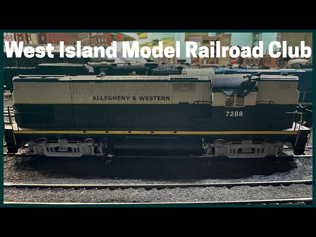 Massive Model Railroad: 360° Flythrough of West Island's Enormous Club