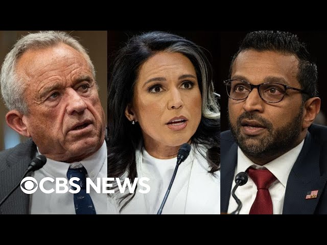 What to know about RFK Jr., Tulsi Gabbard and Kash Patel's confirmation hearings