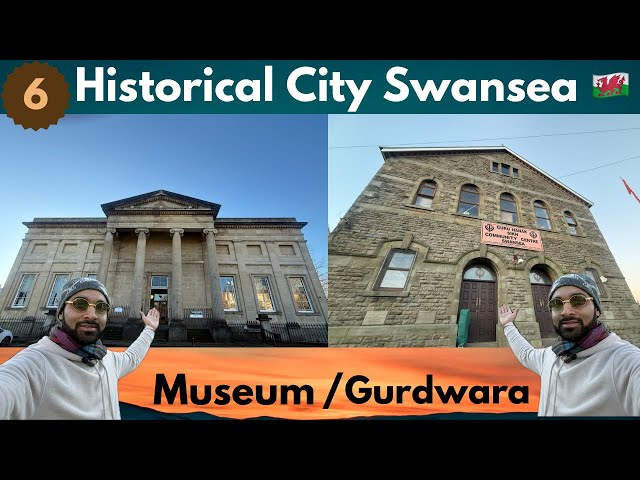 Historical City Swansea | Gurdwara - Castle - Museum | Wales 🏴󠁧󠁢󠁷󠁬󠁳󠁿 | Ravi Multani Vlogs