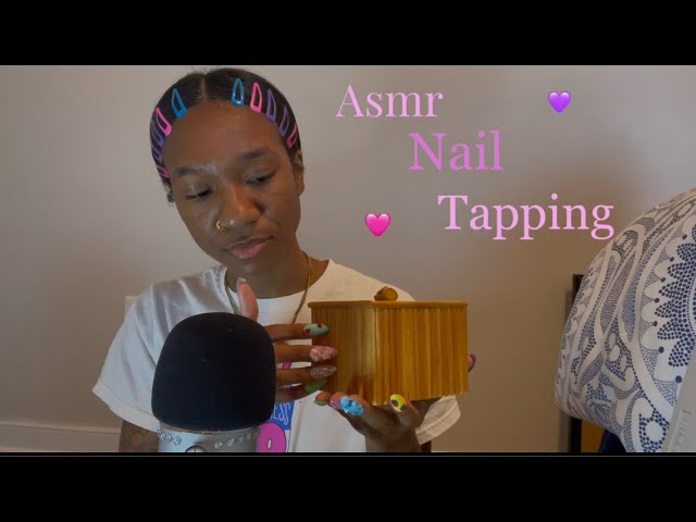 ASMR | Clicky Tapping / Tingly Sounds ✨😌🦄💚 🩷💜 ( tapping, clicky, scratching, squishy, water, etc.)