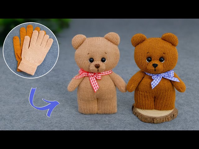 I bought all the GLOVES in the store🙂DIY wonderful BEARS🧤WITHOUT glue, easy and fast🐻