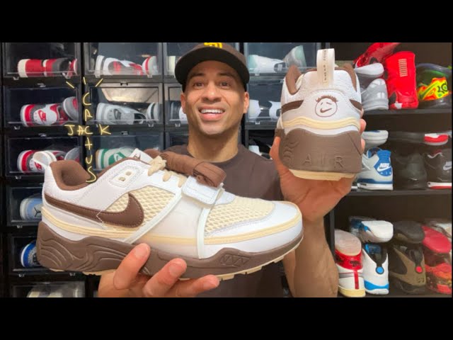 Travis Scott Field Jaxx Better In Hand On Foot Review #nike #sneakers #shoes