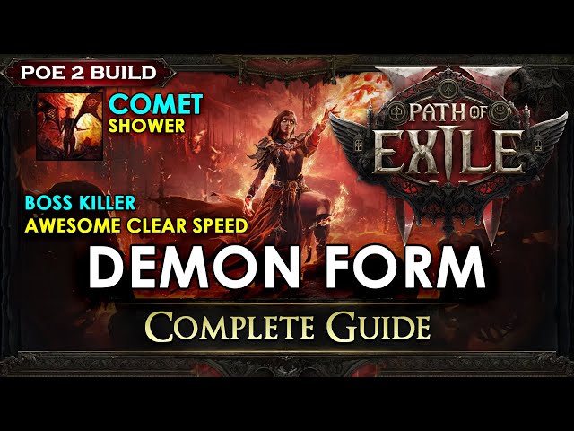 Path of Exile 2 – Demon Form Witch Build Guide - Complete Guide - Infernalist PoE 2 Builds