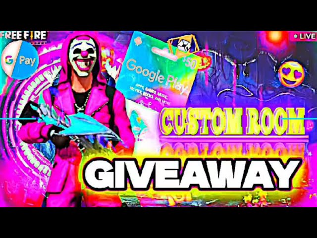 Free Fire Giveaway Redim code live stream ff4tokill custom room giveaway UPI #garenafreefire#live