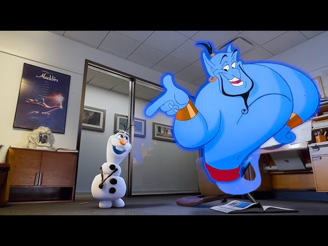 Olaf and Genie