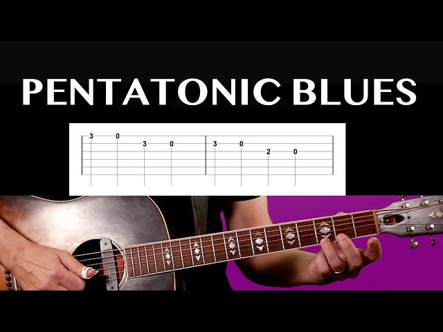 The Pentatonic Blues of John Lee Hooker: Easy Fingerpicking Guitar Lesson with TAB