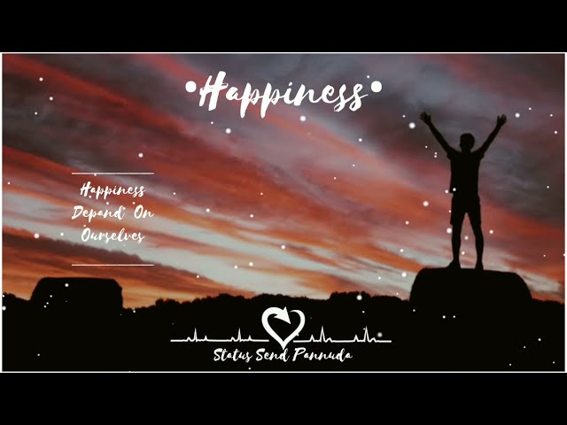 Happiness Whatsapp Status Tamil// Happy Life Whatsapp Status//Alone Status | Happy Status