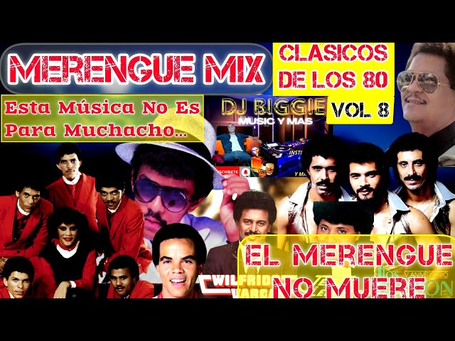 MERENGUE CLASICO MIX BAILABLE DE LOS 80 Y 90 VOL 8 DJ BIGGIE