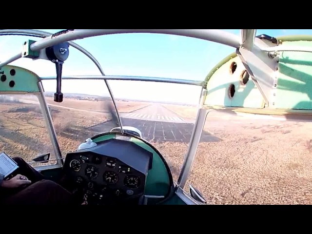 Landing in a strong, gusty headwind