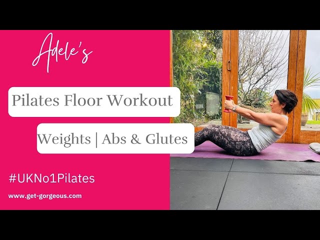 Pilates Floor Workout with Weights | Abs & Glutes Strengthening #UKNo1Pilates