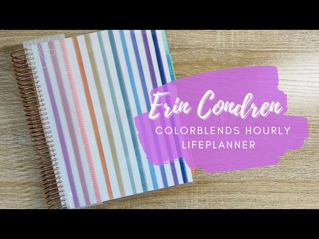 Erin Condren Colorblends Hourly LifePlanner