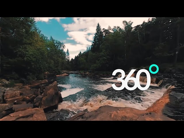 Swedish Waterfall - 360 4K