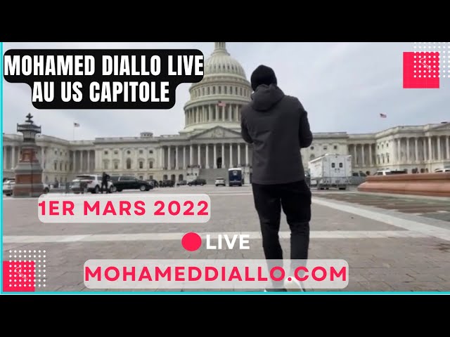 VISITE SURPRISE DU US CAPITOLE À WASHINGTON DC-Mohamed Diallo