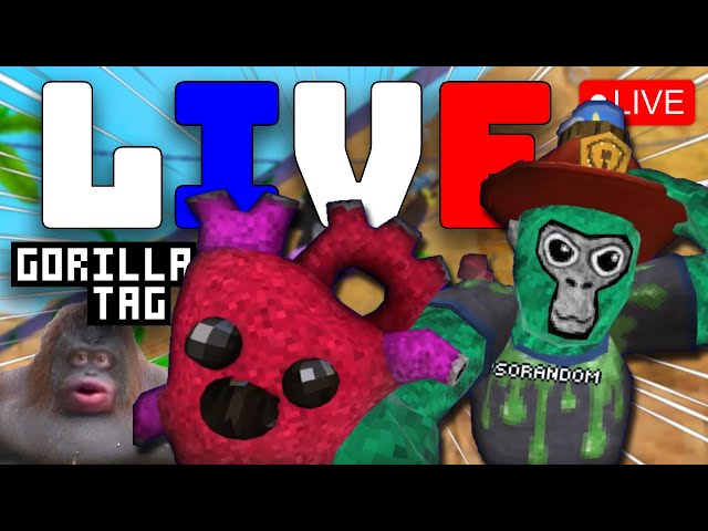 LIVE PLAYING GORILLA TAG! (HANGOUT/MINIGAMES) lROAD TO 40kl