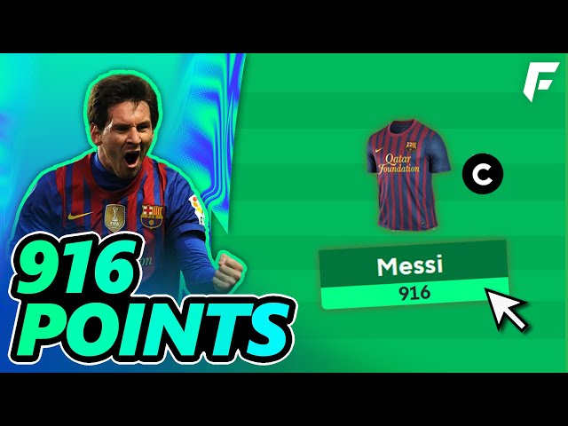 If 11/12 Messi was in FPL | IMPOSSIBLE Score | All-Time Record