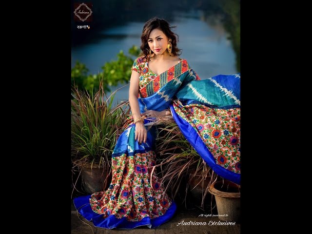 360° VR🎥 Suzana Zafar Photoshoot 📸 AUDRIANA Exclusives Saree👉বরুনা Fashion InfoTainment 🇧🇩1080p