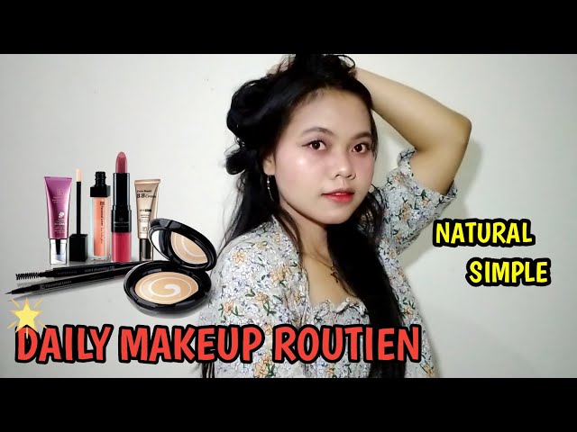 Tutorial Makeup Natural+Simple Daily Makeup+Makeup Pemula+Makeup Daily Routien