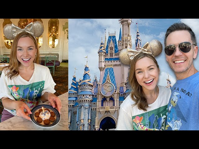 Lunch at Magic Kingdom & A Ride on the Disney Railroad!