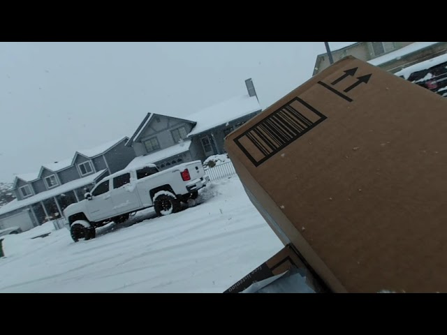 Delivering Amazon Prime Packages in the Middle of Winter (Recorded in VR180)