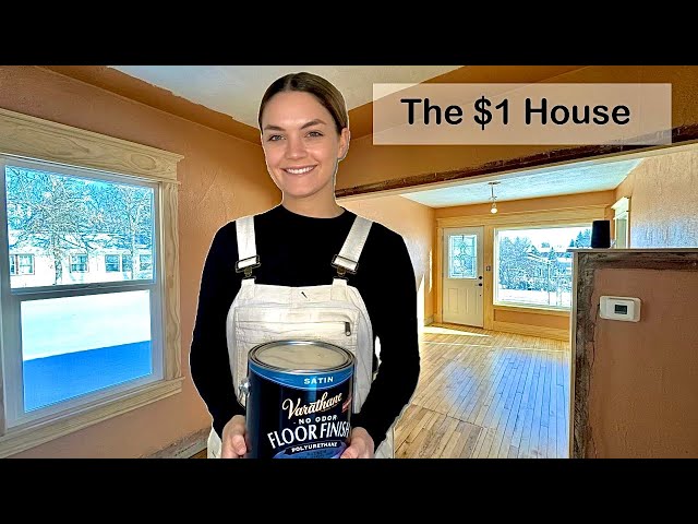 My $1 House: 6 Months Before/After Footage + Hardwood Floors Finished!! (Week 26)