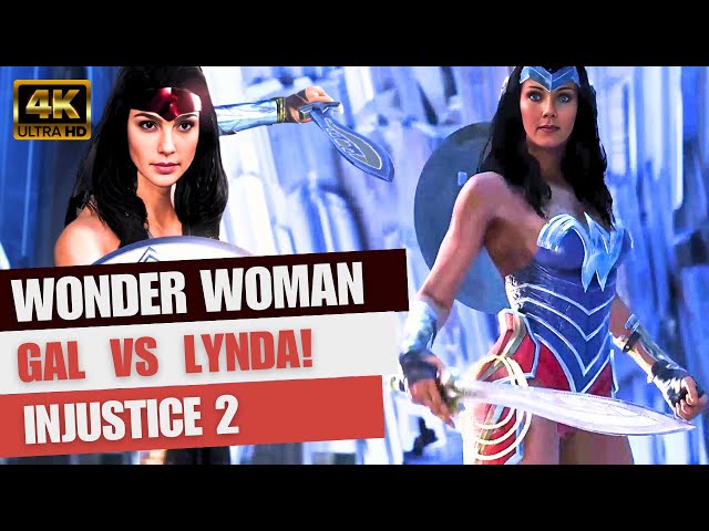 Wonder Women Unite: Gal Gadot & Lynda Carter portraying Wonder Woman in Injustice 2 Gaming!