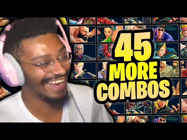 REACTING to even MORE SICK COMBOS from EVERY SFV CHARACTER