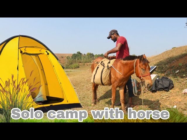 Solo camp with horse malayalam😍