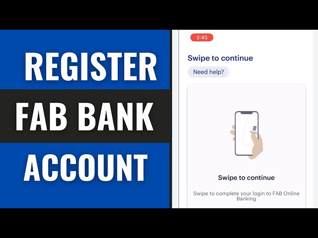 How to Register on FAB Mobile Banking App