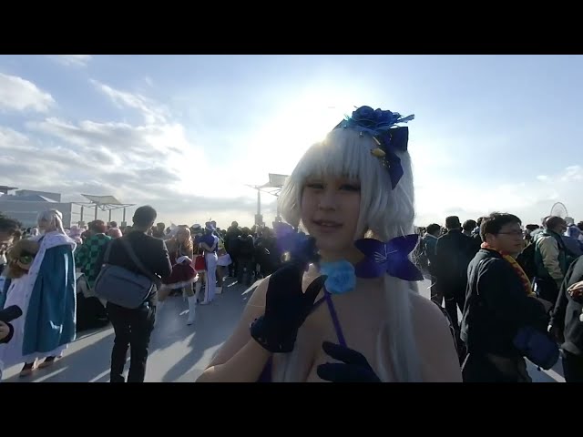 【VR180 3D】 コミックマーケット コミケ コスプレ 4日 Comic Market C97 Cosplay 4th Day 22