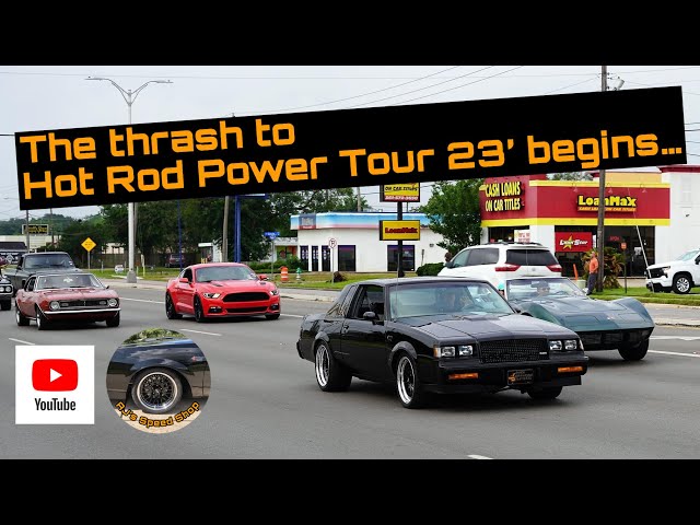 The thrash to Hot Rod Power Tour 23’ begins!!