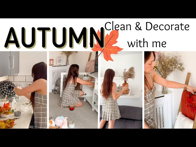 🍂 AUTUMN DECORATE WITH ME 2022 / CLEAN AND DECORATE WITH ME / SPEED CLEANING MOTIVATION