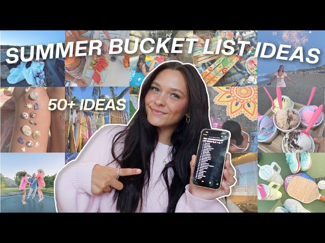 ULTIMATE SUMMER BUCKET LIST 2024 *50+ fun ideas*