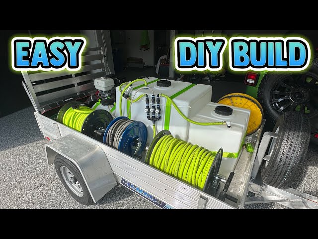 How to Build a Pressure Washing Trailer From Scratch