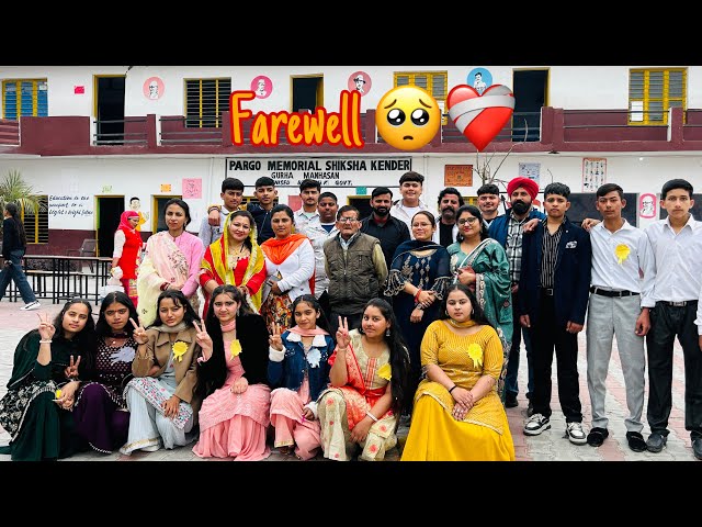 Farewell 2024-2025 batch ❤️‍🩹|| end of golden era🥹🫶🏻 || #farewell #vlog #schoollife #friends