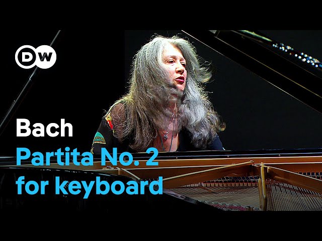 Bach: Partita for keyboard No. 2 | Martha Argerich, piano